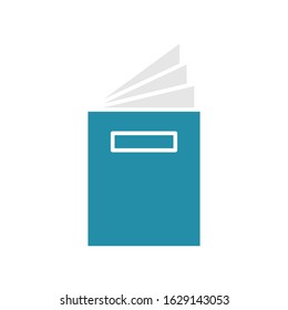 Book flat icon design vector illustration