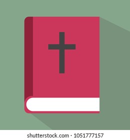 Book Flat Icon Isolated