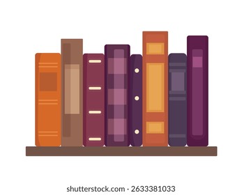 Book. Flat vector clipart, illustration with isolated background.