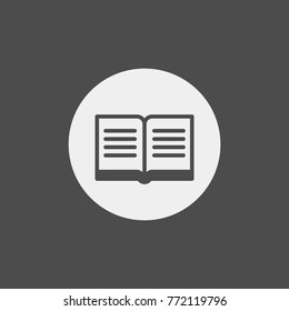 Book flat vector icon