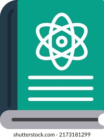 Diseño de iconos de vectores planos de libros