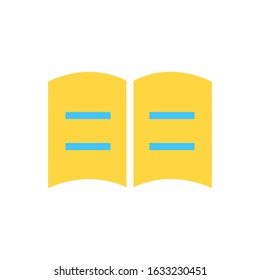 book flat vector icon - ui icon vector
