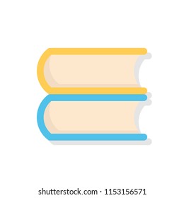 book flat vector illustration icon