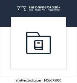 book folder icon design vector illustration