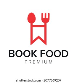 Plantilla vectorial del icono del logotipo del libro