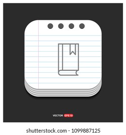 book Free Vector Icon