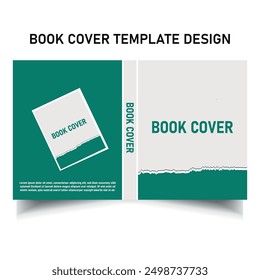 Book Front cover Layout print ready template Design.