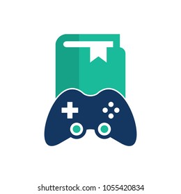 Book Game Logo Icon Design