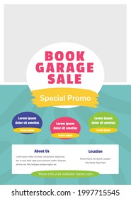 Book Garage Sale Flyer Template