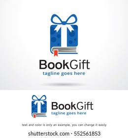 Book Gift Logo Template Design Vector / Icon Design