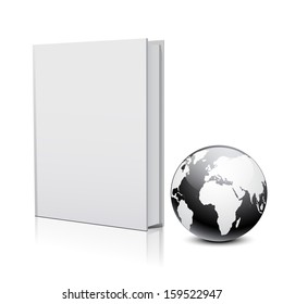 Book and globe