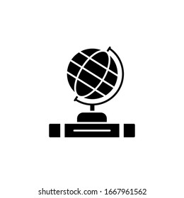 Book, globe icon. Simple vector knowledge icons for ui and ux, website or mobile application