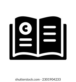 Bilderbuch-Icon-Vektorgrafik