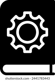 Buchsymbol-Illustrationsvektor