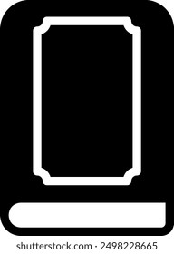 book glyph icon illustration vector