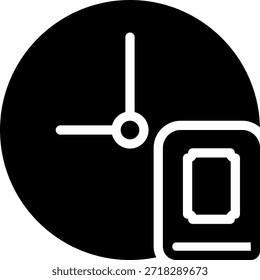 Vector de ilustración de icono de glifo de libro