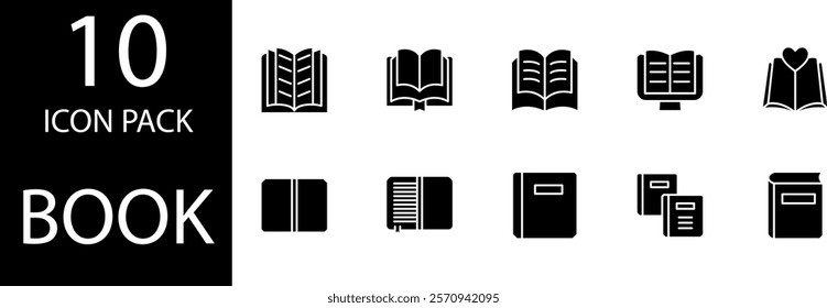 The book glyph icon symbolizes universal wisdom.