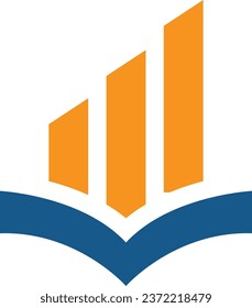 book with graphic for accounting