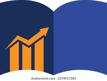book with graphic for accounting	
