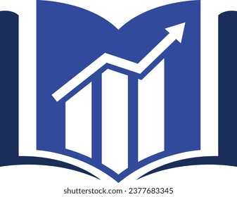 libro con gráfico para contabilidad