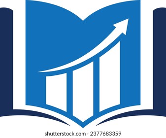 libro con gráfico para contabilidad
