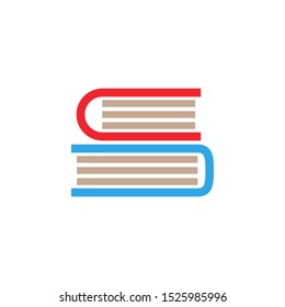 Book graphic design template vector isolated illustration