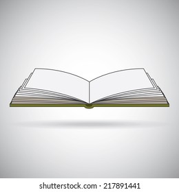 book graphic design , vector illustration