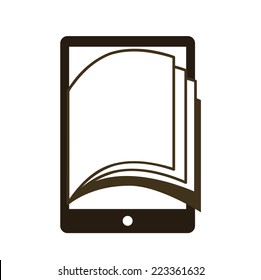 book graphic design , vector illustration