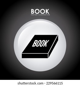 book graphic design , vector illustration