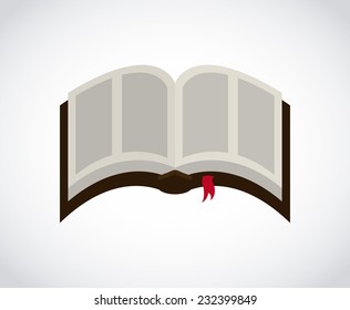 book graphic design , vector illustration