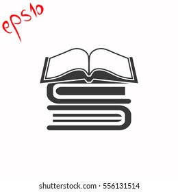 Book grey icon.