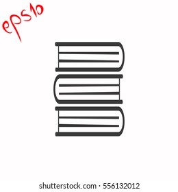 Book grey icon.