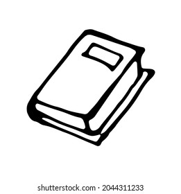 Libro. Imagen vectorial dibujada a mano
