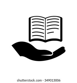book hand icon