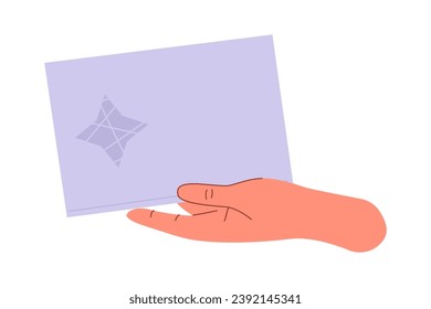 book in hand. open School book. Bookstore, library icon. Science literature, dictionary. Education and online class concept.Studies symbol. Textbook stack for reading. vector.