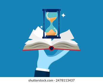 Book handle open, find time vector 