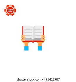 Book in Hands Icon
