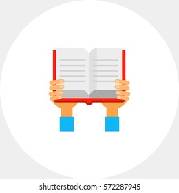 Book in Hands Icon