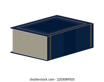 libro con icono aislado de tapa dura