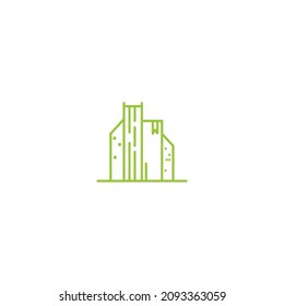 Resumen de la Casa del Libro Sencillo Vector de Logotipo Moderno e Imágenes de stock