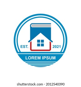 book house logo , education logo