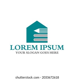 logotipo de la casa del libro, logotipo de la biblioteca