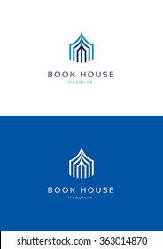 Book House Logo Template.