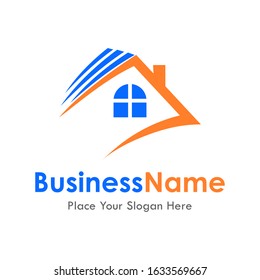 Book house vector logo template. Suitable for business, education and web