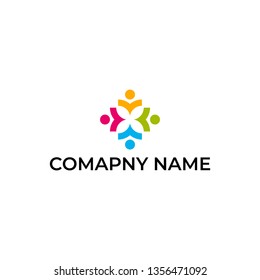 Book and and human logo design