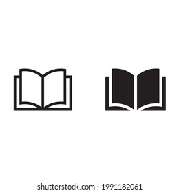 icono de libro para aplicaciones y sitios web