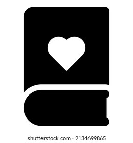 book icon with black color