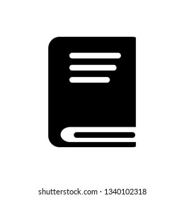 book icon black and white