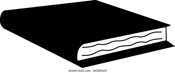 book icon black and white