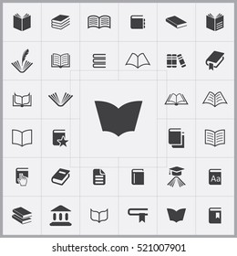 book icon. books icons universal set for web and mobile